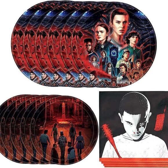 COPY - 72 Pcs Stranger Things Birthday Party Supplies for Stranger Theme Party - Picture 1 of 6